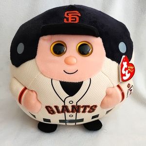 Official MLB licensed Ty Beanie Ballz San Francisco Giants plush, 7.5"
